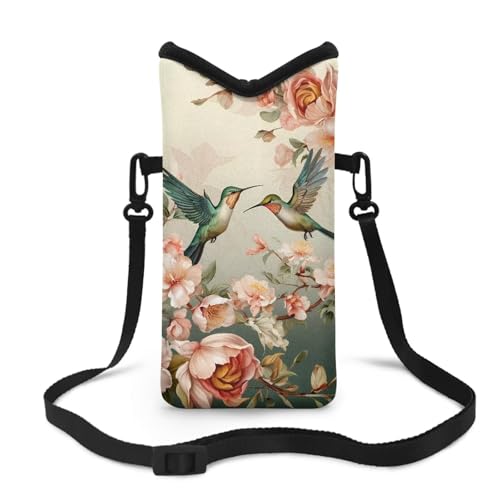 Crossbody Phone Bag Waterproof Mini Cellphone Purse Bag with Adjustable Strap Fits Most Smartphones, 8'' x 4''