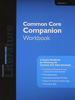 Paperback Pearson Literature 2015 Common Core Companion Workbook Grade 07 Book