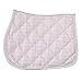 Dapplebay Gingham Jump Saddle Pad-Pink/White-Full