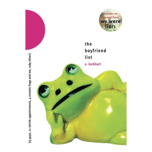 The Boyfriend List: 15 Guys, 11 Shrink Appointments, 4 Ceramic Frogs and Me, Ruby Oliver (Ruby Oliver Quartet Book 1)