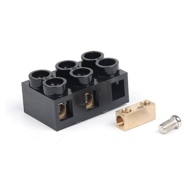 Bornier à vis double rangée 60A 500V pour boîte de distribution - 3