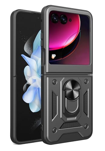 BOUNCEBACK Dual Layer Shockproof Back Case Cover with Metal Kickstand for Motorola Razr 40 Ultra - (Polycarbonate | Matte Black) (B0CKTNDW41) Amazon Price History, Amazon Price Tracker