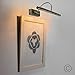 MiniSun - Aplique de pared para cuadros con doble bombilla – Latón...