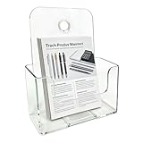 FixtureDisplays® 1-Tier Bi-Fold Brochure Holder 6
