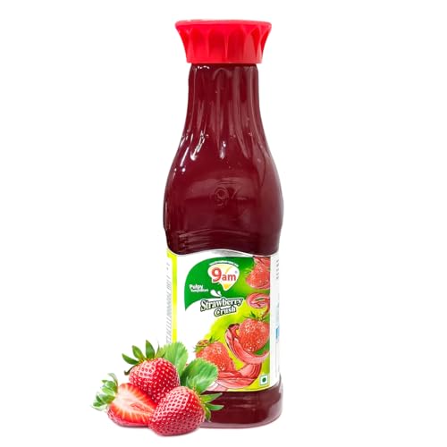 See full amazon price history chart for 9am Strawberry Fruit Crush Sharbat 750ml | Ready to drink Syrup For Cocktails, smoothies, dessert, Ice Creams, and more | Refreshing Summer Drinks | Concentrated Syrup | Ready to mix Drink | Pack of 1 9am Strawberry Fruit Crush Sharbat 750ml | Ready to drink Syrup For Cocktails, smoothies, dessert, Ice Creams, and more | Refreshing Summer Drinks | Concentrated Syrup | Ready to mix Drink | Pack of 1 (B0D3J4KY9M) Amazon Price History, Amazon Price Tracker