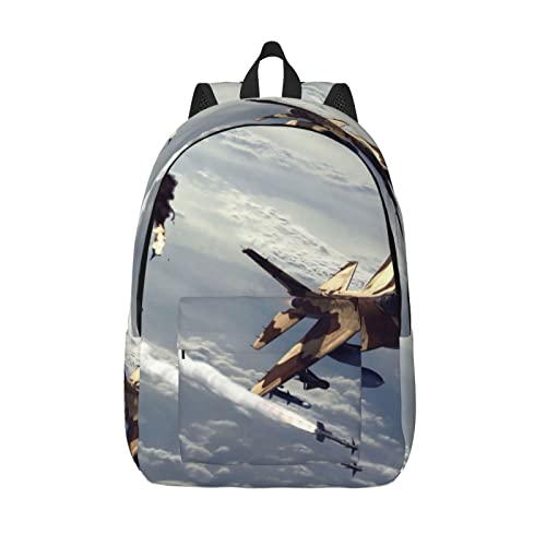 Sac à dos décontracté pour ordinateur portable et voyage Aircraft