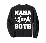 Nana Of Both Funny Basketball and Cheer Nana Sweatshirt