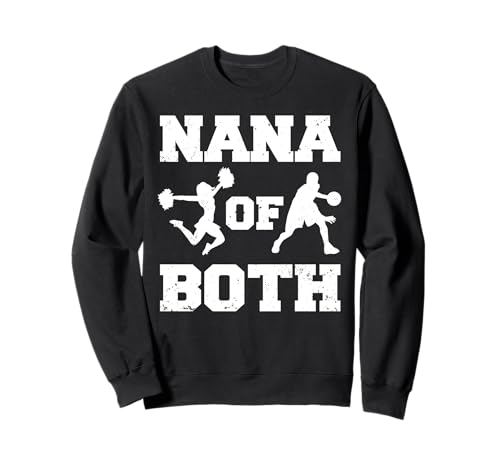 Nana Of Both Funny Basketball and Cheer Nana Sweatshirt