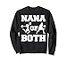 Nana Of Both Funny Basketball and Cheer Nana Sweatshirt