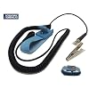 Rubber ESD Anti-Static HIGH Temperature Soldering MAT KIT-36 X 36 (3' x 3') - 0.08 Thick- with Dual Point and Wrist Strap-Gray