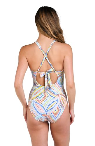 La Blanca womens High Neck One Piece Swimsuit2