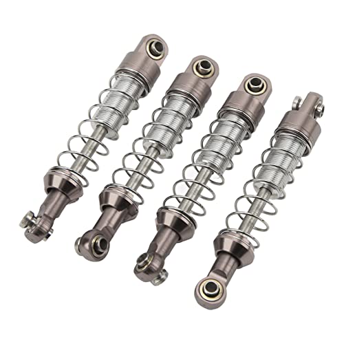 RC Car Shock Absorber,2 Pairs RC Metal Shock Absorber 60mm RC Car Modification Parts for C14 C24 MN...