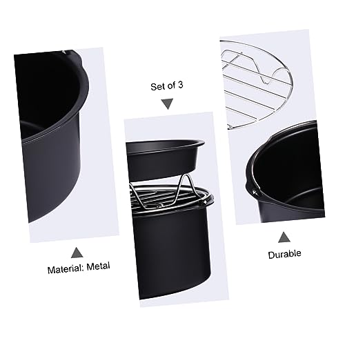 3 Pecas Conjunto de 3 peças para assar acessórios para churrasqueira suporte para tripé acessórios p