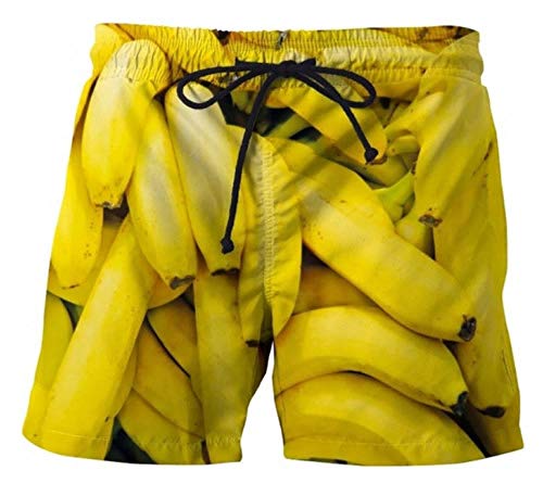 Maillot de bain homme imprimé 3D short de plage casual fruits
