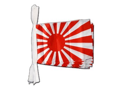 Guirlande Japon WWI Digni grand format 8,9m decoration exterieure histoire militaire
