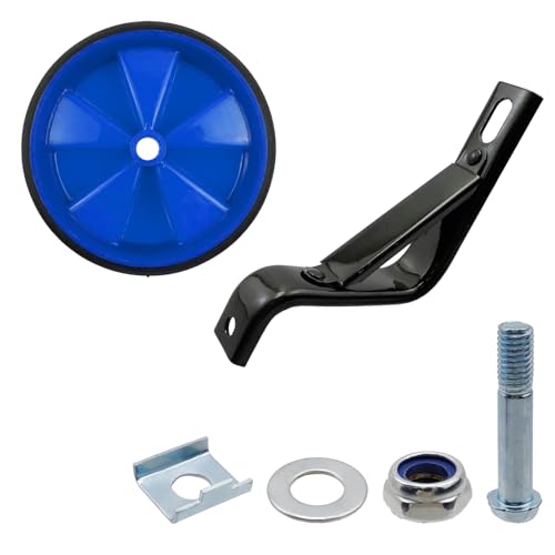 Image of Pair of Black Bicycle Auxiliary Wheel Children's Bicycle Accessories,Training Wheels Kids Bike Children Training Bike Wheel