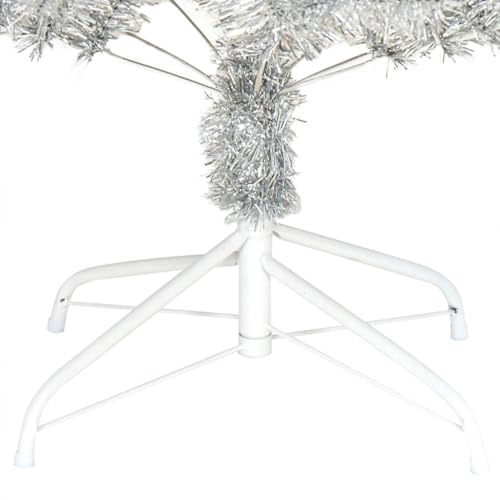 Árbol de Navidad artificial completo de 210 cm con soporte para hogar 6