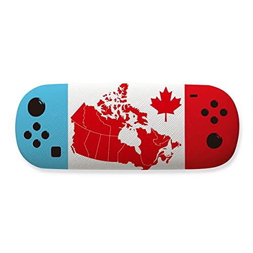 Étui à lunettes Canada motif carte rouge pour la protection de vos lunettes de vue