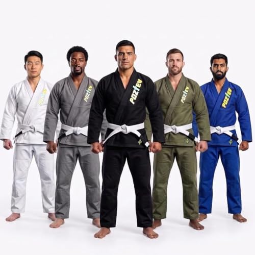 POZTEV Brazilian Jiu Jitsu Gi for Men & Women BJJ...