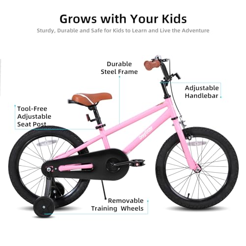 Image of JOYSTAR Kids Bike for Ages 2-12 Years Old Boys Girls, 12-20 Inch BMX Style Kid's Bikes with Training Wheels, Children Bicycle for Kids and Toddler, Multiple Colors