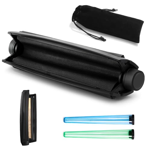 L&W Luck Joint Roller Drehmaschine Konisch,78MM-110MM Drehmaschine Zigarettenroller,Konischer Cigarette Roller,Mit JointhüLl und Tasche (110mm)