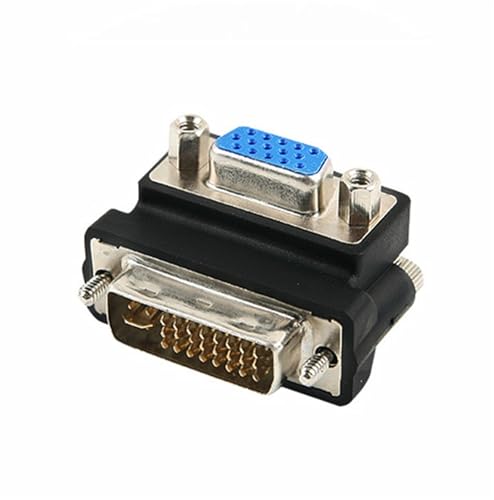 Conversor DVI a VGA Macho Hembra 24+5 Pines Adaptador Vídeo Monitor HDTV 1080P