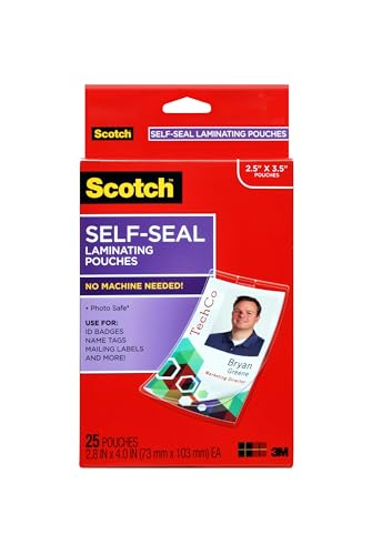 Pochettes plastiques Scotch LS852G pour ranger vos documents de bureau