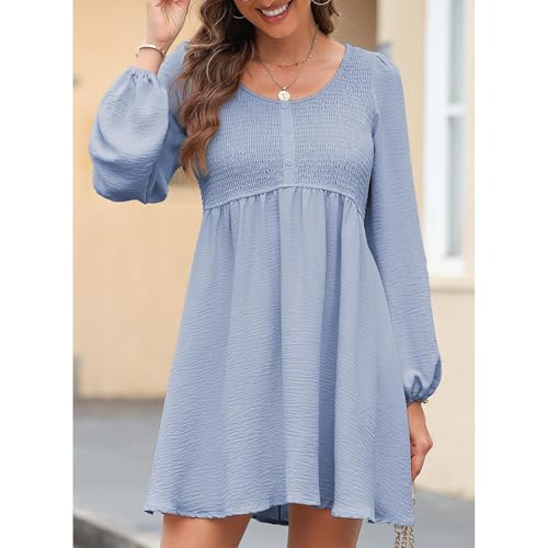 Robe décontractée courte taille haute pour structurer la silhouette - 4