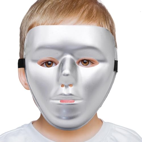 Máscara de Halloween para niños de PVC Generisch con correa elástica ajustable 7