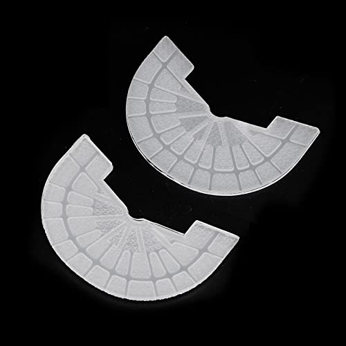 Image of HARFINGTON 1pair Shoe Sole Protector for Sneakers Size 6-6.5 Non Slip Pad Heel Plates Repair for Men and Women, Transparent