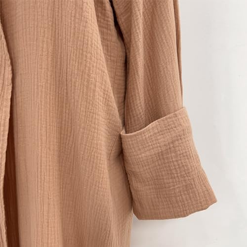 Image of Open Abayas Kimono Muslim Women Cardigan Maxi Dress and pants Set Islamic Clothing Dubai Saudi Robe