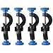 SHUATI 4Pcs Lab Stand Clamp Holder, Bosshead Clamp Holder, Laboratory Rod Clamp, Aluminum Alloy Support Clip with Boss Head Rods for Laboratory Use