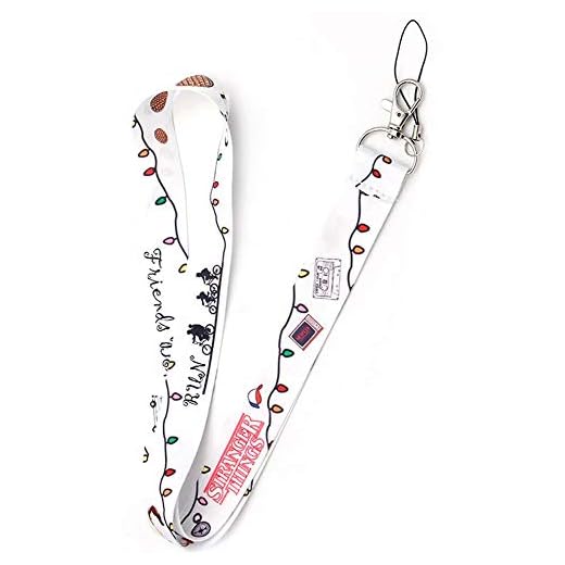 STRANGER THINGS COLGANTE LANYARD :Llavero para llaves, Tarjeta Pase, Teléfono Móvil, USB etc.
