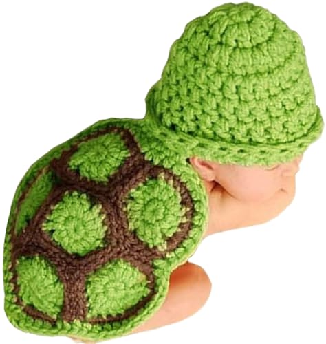 BLUETOP Cute Newborn Photography Outfits Boys Girls Baby Costume Set, Handmade Knitted Outfits for...