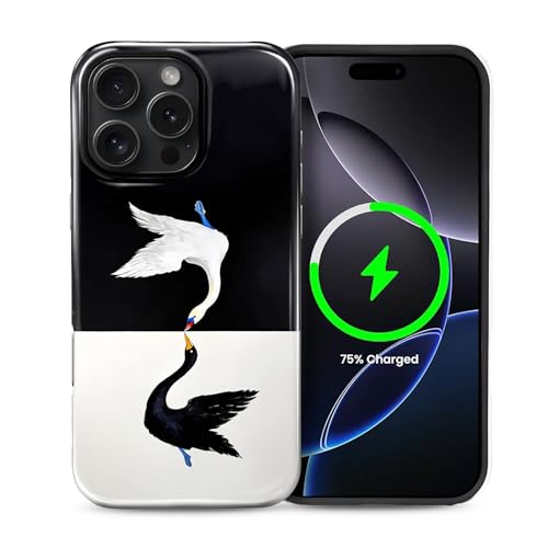 Coque iPhone 16 Pro Max silicone motif cygnes pour sublimer votre smartphone au quotidien