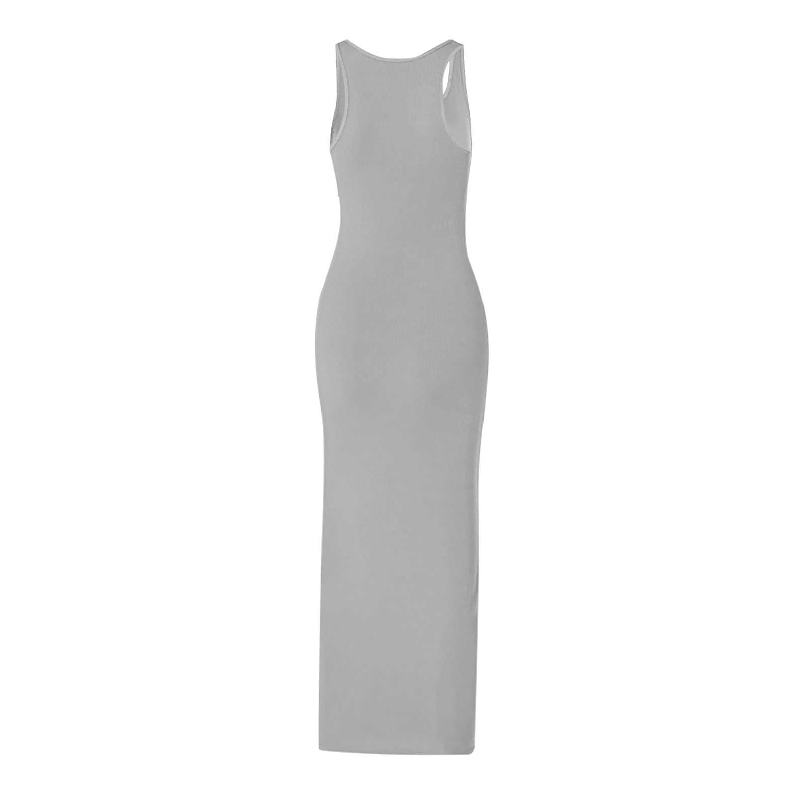Summer Bodycon Dress for Women Sexy Clubbing Dresses Ladies Sexy Tank Dress Deep V-Neck Sleeveless Ribbed Party Dress