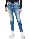  Herrlicher Damen Touch Cropped Slim Jeans, Blau (Bliss 634), Keine Angabe (Herstellergröße: 31)