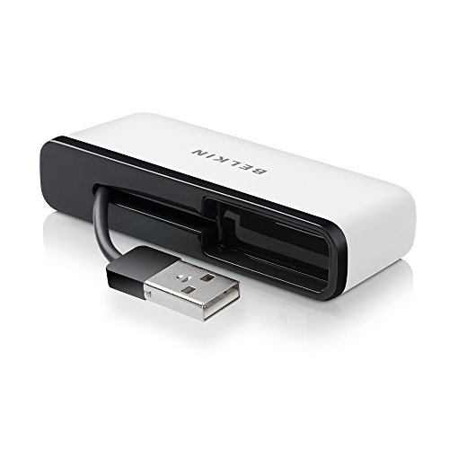 Belkin Travel 4-Port Usb 2.0 Hub With Built-In Cable Management (White) #TOP6