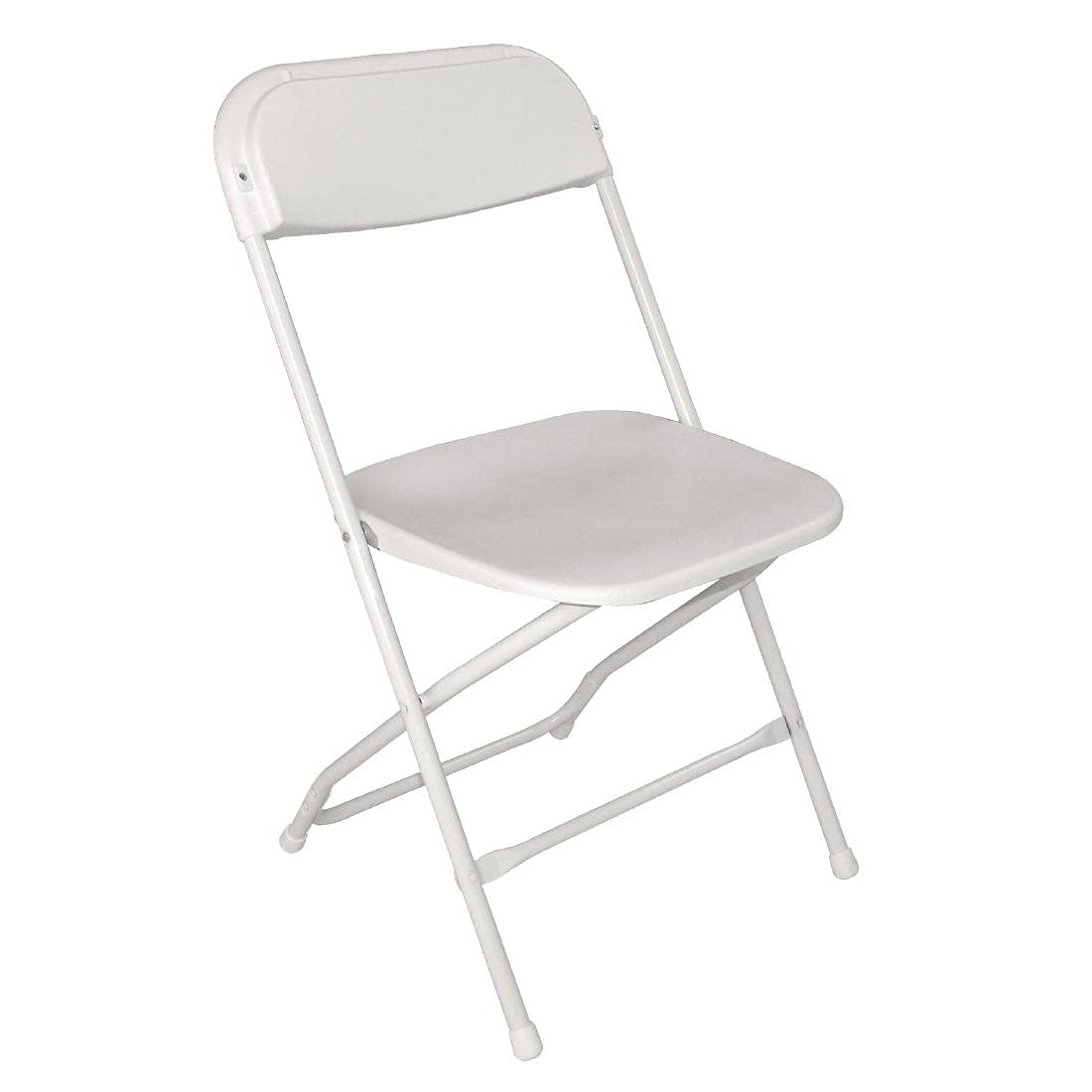 Bolero GD387 Lot de 10 chaises pliantes Blanc