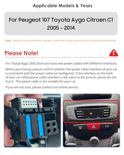 Autoradio Android 13 pour réparer le manque de GPS Citroën C1