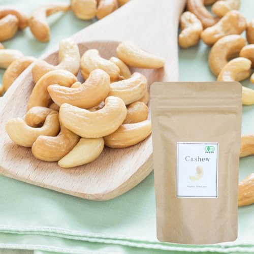 San'ta Rosa (サンタローサ) カシューナッツ (生) 無添加 100g オーガニック 無塩 油不使用 有機JAS 非遺伝子組み換え チャック付き