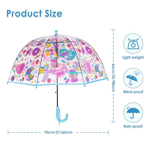 Paraguas de cúpula de 70 cm resistente al viento Sonnenbrolly con protección contra pellizcos 7