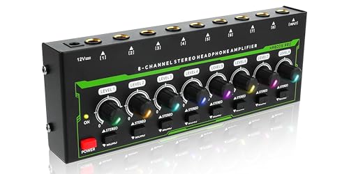 Headphone Amplifier with 8-Channel Mixing Output
