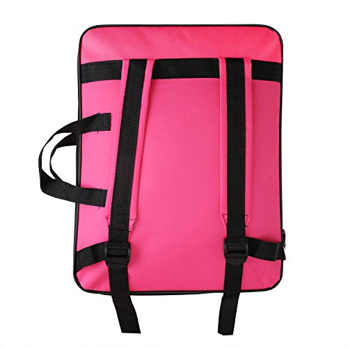 Image of JIAHG Art Portfolio Carry Tote Drawing Board Bag - Painting, Sketch Pad Storage - Professional Art Organizer