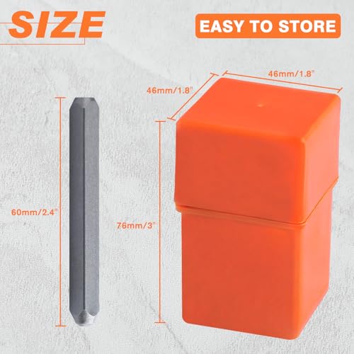 LEONTOOL Number and Letter Stamp Set (A-Z, 0-9 and & Symbol) 36 PCS Metal Stamping Kit, Steel Character Punch Metal Stamps - Image 4