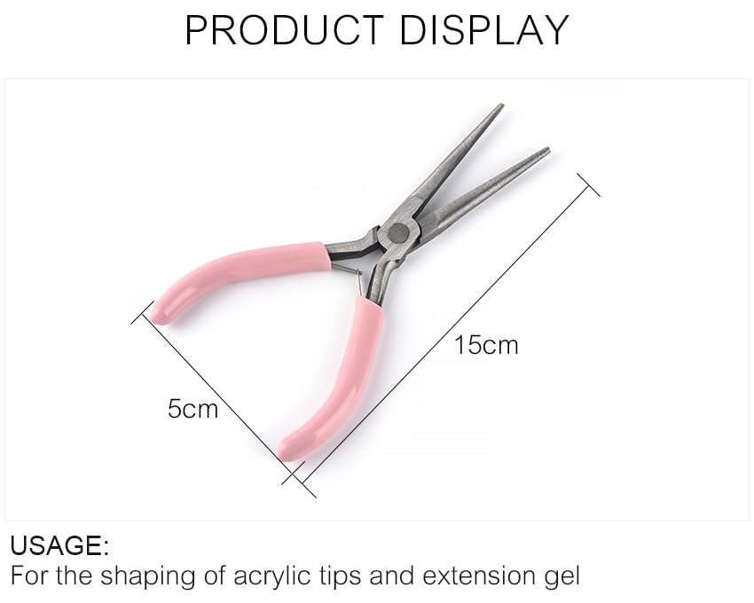 Pinzas C Curve para uñas manicure y pedicure miniatura 3