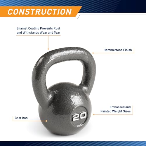 Marcy Hammertone Kettle Bells - 10 to 55 lbs. HKB Workout Weights - Image 6
