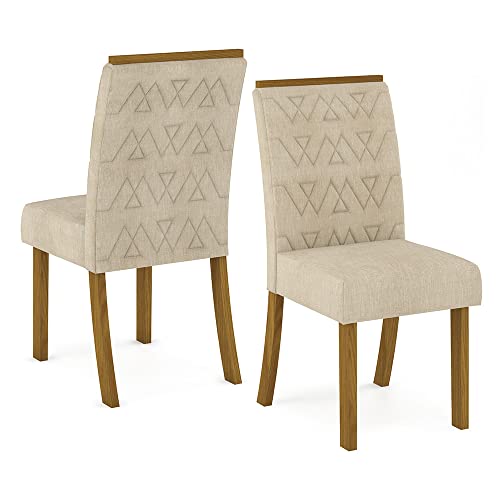 Conjunto Sala de Jantar Mesa 120cm Tampo MDF 4 Cadeiras Zuri Casa 812