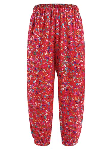 JEATHA Girls Fashion Leopard Print Leggings Gymnastics Sports Yoga Pants Dance Trousers Activewear