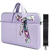 Yoixinger-女性のための革製ブリーフケース 13インチのショルダーバッグ macbook hp dell ファッション トップハンドル Amazon.com: 17-17.3 Inch Laptop Shoulder Sleeve Bag Women Ladies